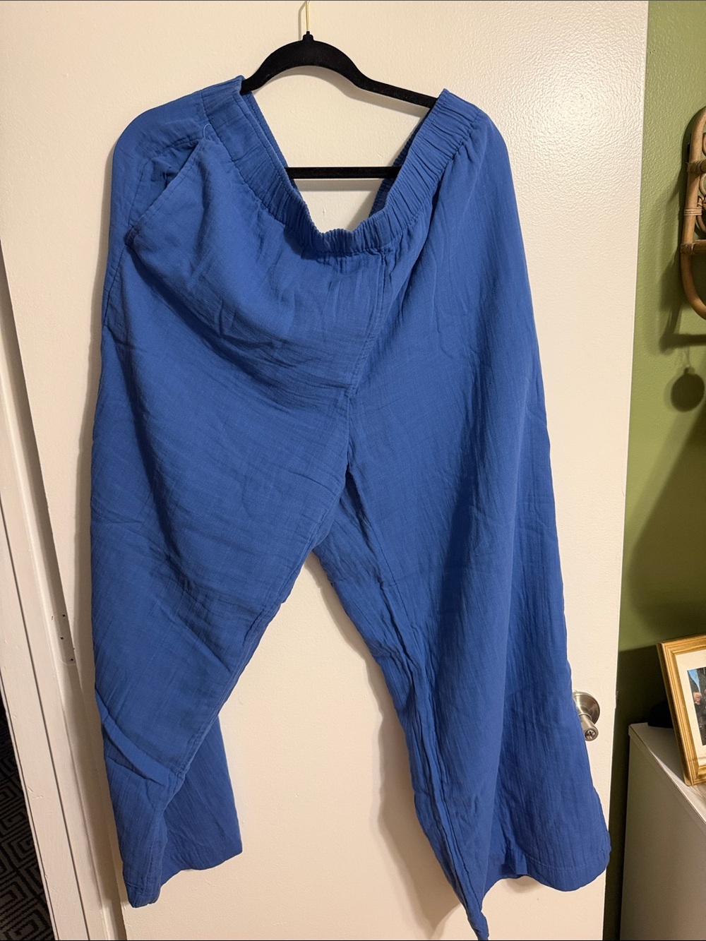 Old Navy Blue Wide-Leg Lounge Pants